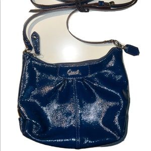 COACH Vintage Sapphire Leather Crossbody